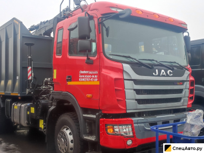 Бортовой грузовик с КМУ JAC N350