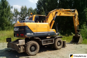Колесный экскаватор  Hyndai 140