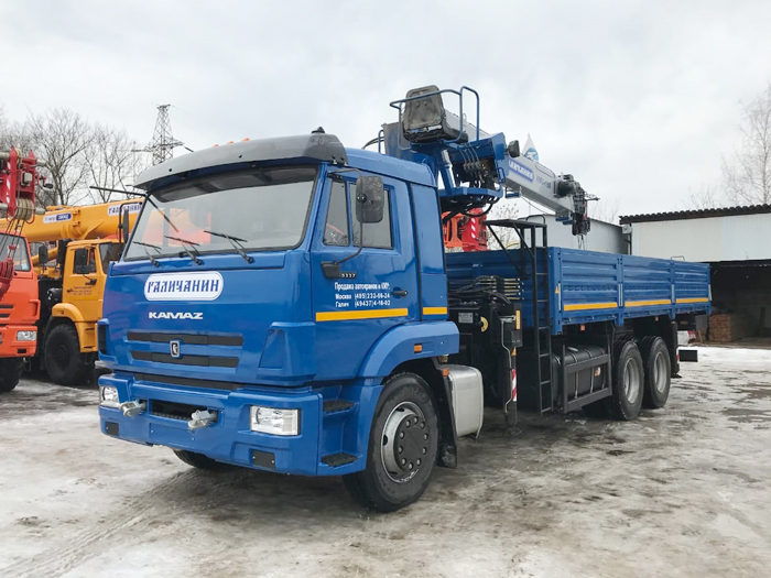 Галичский автокрановый завод изготовил кран-манипулятор с дистанционным управлением