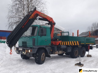Бортовой грузовик с КМУ Tatra с КМУ Palfinger