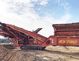 Продажа карьерного грохота Extec S5