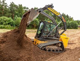 Продажа гусеничного мини-погрузчика New Holland C332