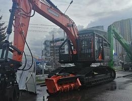 Продажа харвестера гусеничного Харвестер на базе экскаватора doosan DX260 LCA