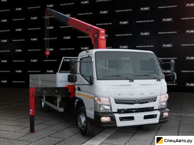 Бортовой грузовик с КМУ Fuso Canter TF