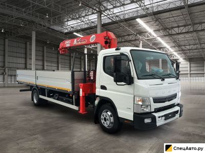 Бортовой грузовик с КМУ Fuso Canter с КМУ Unic 374K