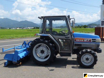 Трактор японский iseki geas27 с кабиной,фрезой 4х4