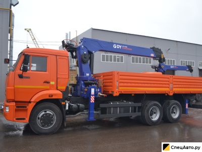 Бортовой грузовик с КМУ КамАЗ 65115 с КМУ DONGYANG 1956 ACE