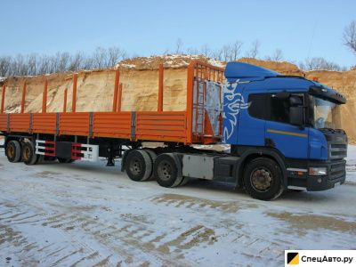 Бортовой полуприцеп AMUR LYR9500JSR