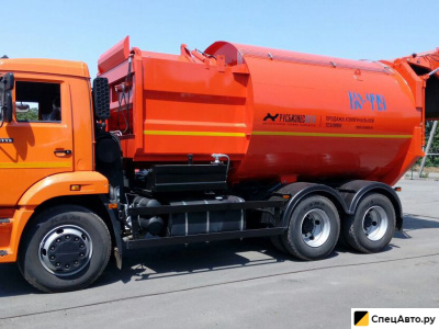 Мусоровоз Коммаш-Мценск КО-449-02 на шасси КамАЗ 65115