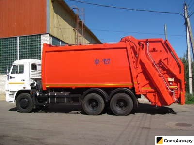 Мусоровоз Коммаш Мценск КО-427-80 на шасси КамАЗ 65115-50
