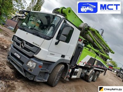 Автобетононасос 
                                                        Zoomlion                                                      52X-6RZ на шасси Mercedes-Benz Actros 334