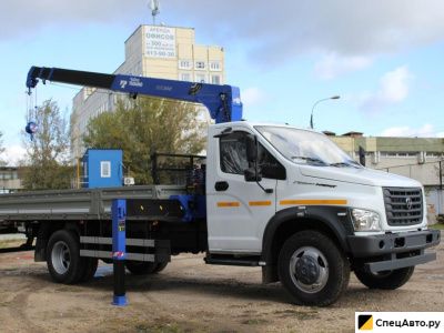 Бортовой грузовик с КМУ ГАЗ ГАЗон Next с КМУ Tadano