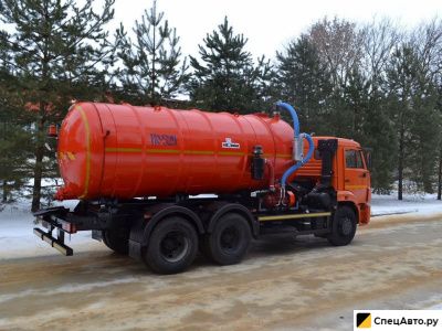Ассенизатор Коммаш-Мценск КО-529-20 на шасси КамАЗ 65115-773082-42