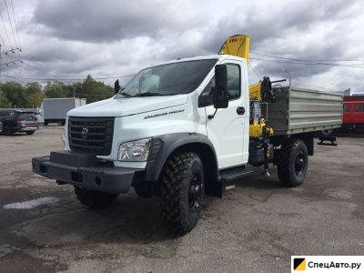 Бортовой грузовик с КМУ ГАЗ Садко Next С41A23